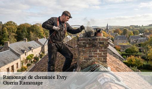 Ramonage de cheminée  evry-89140 Guerin Ramonage