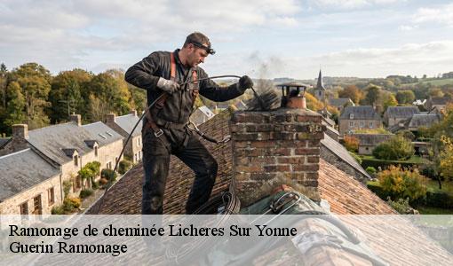 Ramonage de cheminée licheres-sur-yonne-89660 Guerin Ramonage