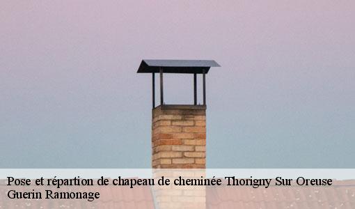 Pose et répartion de chapeau de cheminée thorigny-sur-oreuse-89260 Guerin Ramonage