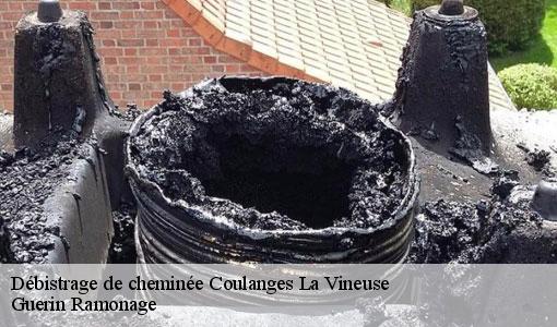 Débistrage de cheminée coulanges-la-vineuse-89580 Guerin Ramonage